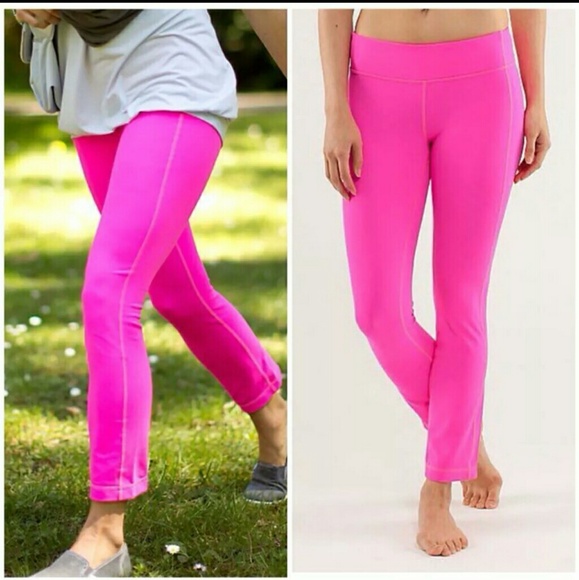 lululemon hot pink leggings
